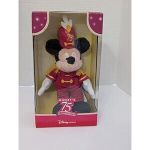 Disney Store Mickey's 75th Anniversary Bandleader Mickey Plush New in Box